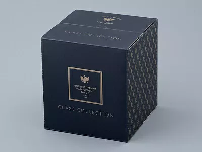 Набор из 4-х высоких стаканов Кобальтовая сетка 300 мл арт. 14.11004.07