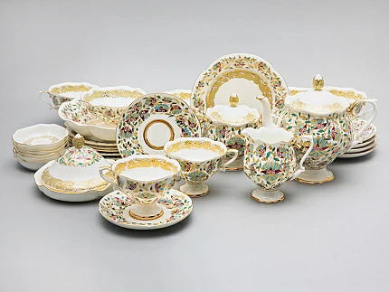 Сервиз чайный Наташа Розовые цветы, 6 персон 30 предметов арт. 81.15176.00.1 Сервиз чайный Наташа Розовые цветы, 6 персон 30 предметов арт. 81.15176.00.1