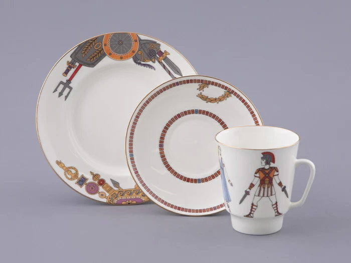 Трехпредметный комплект 165 мл форма Майская рисунок Балет Спартак, арт. 81.28735.00.1, 