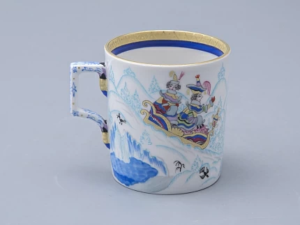 Сервиз чайный форма Гербовая рисунок Зимние забавы, 4 персоны 10 предметов арт. 81.20899.00.1 Сервиз чайный форма Гербовая рисунок Зимние забавы, 4 персоны 10 предметов арт. 81.20899.00.1