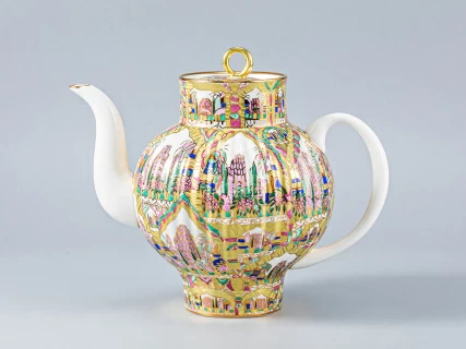 Сервиз чайный, форма Волна, рисунок Весенние пейзажи, 6 персон 22 предмета, арт. 81.14494.00.1, 