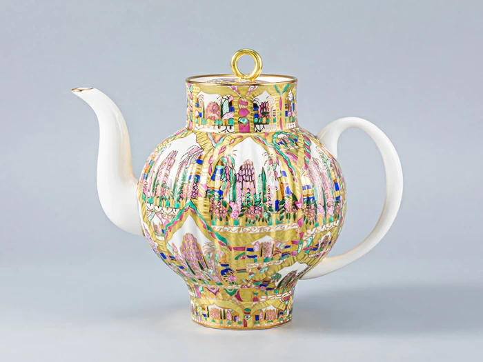 Сервиз чайный, форма Волна, рисунок Весенние пейзажи, 6 персон 22 предмета, арт. 81.14494.00.1, 