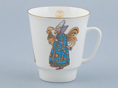 Трехпредметный комплект 165 мл форма Майская рисунок Опера Золотой петушок, арт. 81.32232.00.1