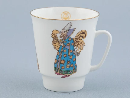 Трехпредметный комплект 165 мл форма Майская рисунок Опера Золотой петушок, арт. 81.32232.00.1