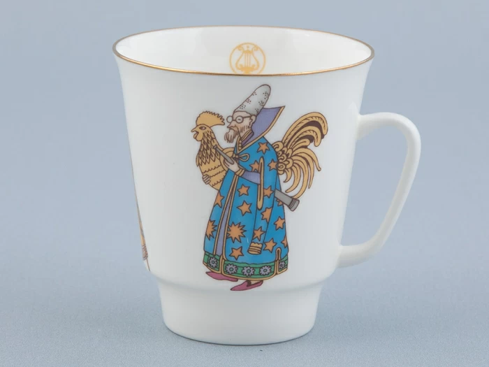 Трехпредметный комплект 165 мл форма Майская рисунок Опера Золотой петушок, арт. 81.32232.00.1, 