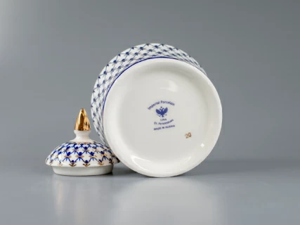 Сахарница Юлия Кобальтовая сетка арт. 80.66467.00.1, 