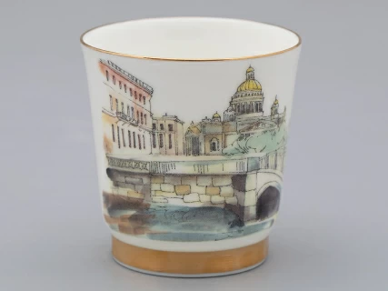 Подарочный набор стопок форма Сувенирная 1, рисунок Виды С-Петербурга арт. 81.31737.00.1, 