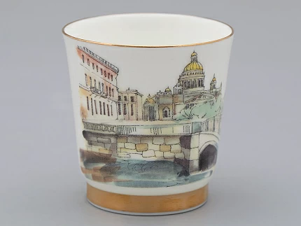 Подарочный набор стопок форма Сувенирная 1, рисунок Виды С-Петербурга арт. 81.31737.00.1 Подарочный набор стопок форма Сувенирная 1, рисунок Виды С-Петербурга арт. 81.31737.00.1