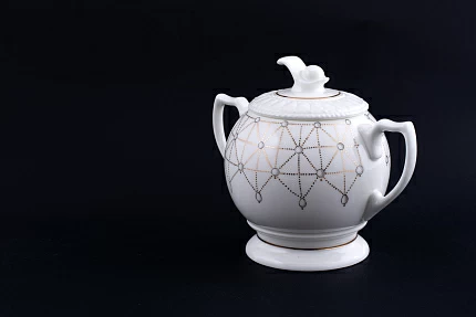 Сервиз чайный Жемчуг на форме Жемчужина, 7 предметов на 2 персоны, арт 61.20975.00.1