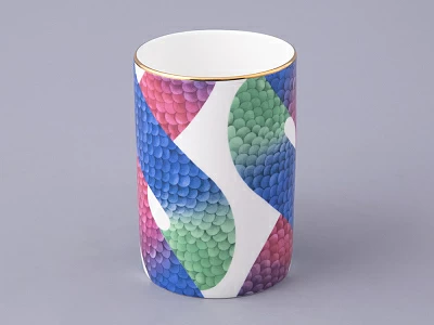 Подарочный набор Бокал с блюдцем и крышкой, форма top, рисунок Лунный змей, арт. 81.32798.00.1 Подарочный набор Бокал с блюдцем и крышкой, форма top, рисунок Лунный змей, арт. 81.32798.00.1