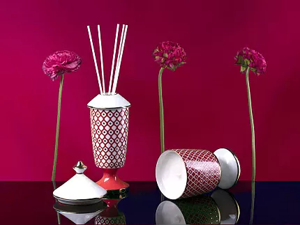 Подарочный Набор Свеча ароматическая, рисунок Скарлетт 2 аромат Черничные ночи арт. 81.32056.00.1