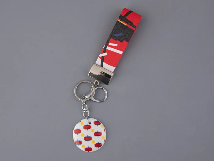 Брелок подвеска в подарочной упаковке, форма Круг, рисунок Суетон 1, арт 81.33235.00.1, 