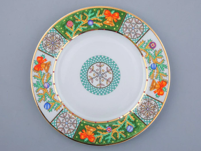 ТАРЕЛКА мелкая 215 мм Европейская-2 Морозный январь арт. 80.44986.00.1, 