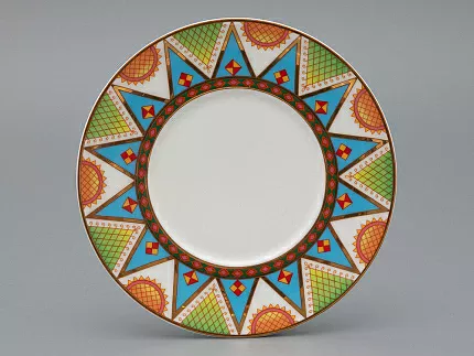 Чашка с блюдцем 250 мл форма Премиум, рисунок Петушки-гребешки, арт 81.33559.00.1