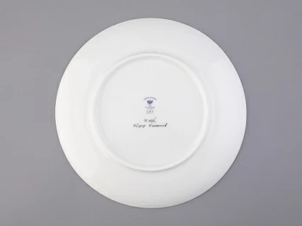 Декоративная тарелка в подарочной упаковке, форма Эллипс, рисунок …движется  лодка, арт. 81.33217.00.1, 