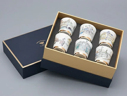 Подарочный набор стопок форма Сувенирная 1, рисунок Виды С-Петербурга арт. 81.31737.00.1 Подарочный набор стопок форма Сувенирная 1, рисунок Виды С-Петербурга арт. 81.31737.00.1