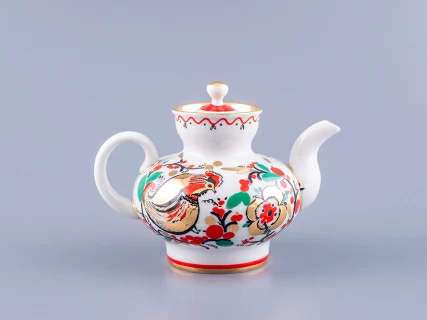 Чайник заварочный форма Малыш, рисунок Петушки арт. 80.00783.00.1, 