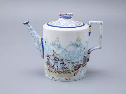 Сервиз чайный форма Гербовая рисунок Зимние забавы, 4 персоны 10 предметов арт. 81.20899.00.1