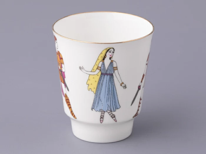 Трехпредметный комплект 165 мл форма Майская рисунок Балет Спартак, арт. 81.28735.00.1, 