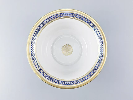Салатник шестипорционный круглый форма Александрия рисунок Золотой 52 арт. 80.65353.00.1