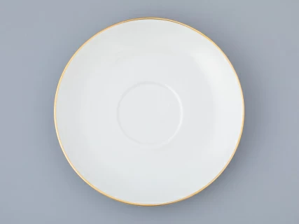 Чашка с блюдцем чайная 220 мл форма Банкетная рисунок Золотая лента арт. 81.16356.00.1,  Чашка с блюдцем чайная 220 мл форма Банкетная рисунок Золотая лента арт. 81.16356.00.1,