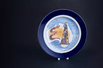 Блюдо Преемственность, на форме Молодежная, арт 60.05781.00.1