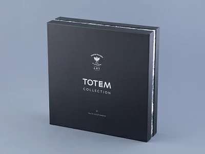 Декоративная тарелка 300 мм в подарочной упаковке, форма Эллипс 2, рисунок Тотем Лев арт. 81.26806.00.1