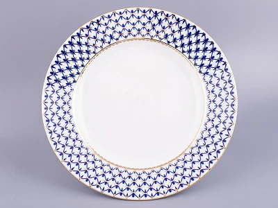 Блюдо круглое Молодежная Кобальтовая сетка 300 мм арт. 80.06933.00.1