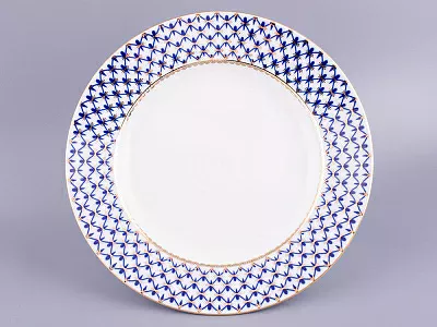 Блюдо круглое Молодежная Кобальтовая сетка 300 мм арт. 80.06933.00.1