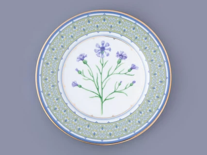 Тарелка декоративная в подарочной упаковке 270 мм, форма Европейская, рисунок Небесно-голубой василек, арт. 81.32667.00.1, 