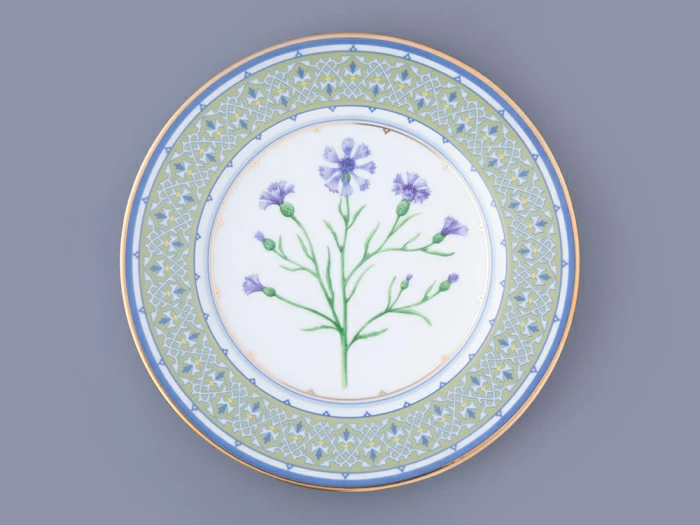 Тарелка декоративная в подарочной упаковке 270 мм, форма Европейская, рисунок Небесно-голубой василек, арт. 81.32667.00.1, 