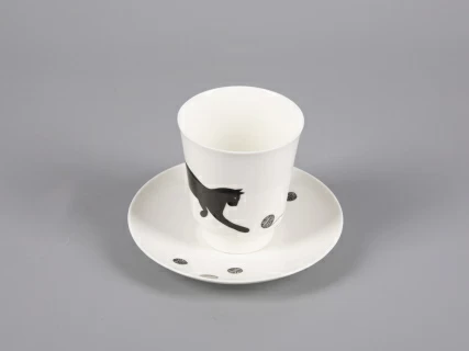 Чашка с блюдцем кофейная 165 мл форма Майская рисунок Веселый клубочек арт. 81.30659.00.1, 