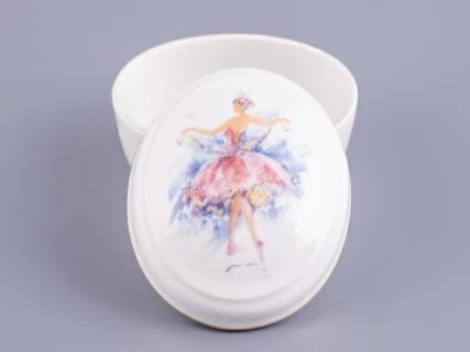 Туалетная коробочка форма Овальная рисунок Принцесса Аврора арт. 80.86402.00.1,  Туалетная коробочка форма Овальная рисунок Принцесса Аврора арт. 80.86402.00.1,