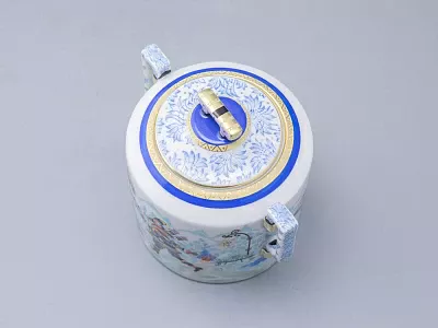 Сервиз чайный форма Гербовая рисунок Зимние забавы, 4 персоны 10 предметов арт. 81.20899.00.1