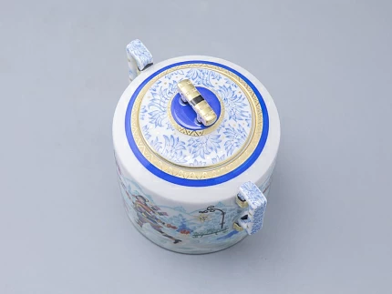 Сервиз чайный форма Гербовая рисунок Зимние забавы, 4 персоны 10 предметов арт. 81.20899.00.1 Сервиз чайный форма Гербовая рисунок Зимние забавы, 4 персоны 10 предметов арт. 81.20899.00.1