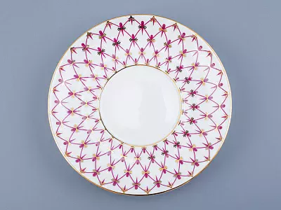 Бокал с блюдцем форма Ленинградский рисунок Сетка-Блюз 2 арт. 81.24769.00.1