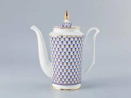 Кофейник Юлия Кобальтовая сетка 690 мл арт. 80.66466.00.1, 