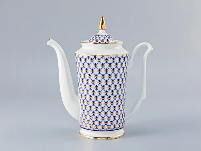 Кофейник Юлия Кобальтовая сетка 690 мл арт. 80.66466.00.1, 