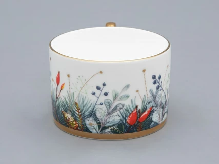 Чашка с блюдцем 250 мл, форма Идиллия, рисунок Календа-2, арт. 81.33748.00.1,  Чашка с блюдцем 250 мл, форма Идиллия, рисунок Календа-2, арт. 81.33748.00.1,