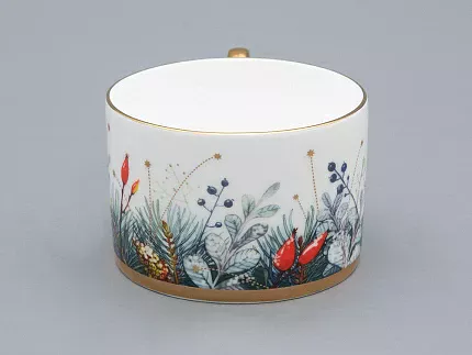 Чашка с блюдцем 250 мл, форма Идиллия, рисунок Календа-2, арт. 81.33748.00.1