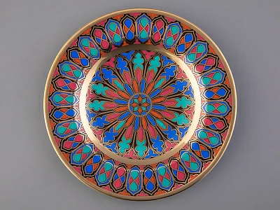 Тарелка декоративная 270 мм Европейская, в подарочной упаковке, рисунок Готическая 2 арт. 81.25624.00.1