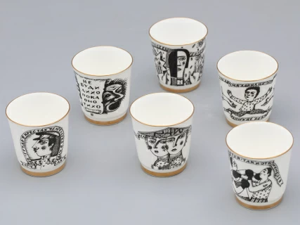 Подарочный набор стопок форма Сувенирная 1, рисунок Русская культура, арт. 81.31748.00.1, 