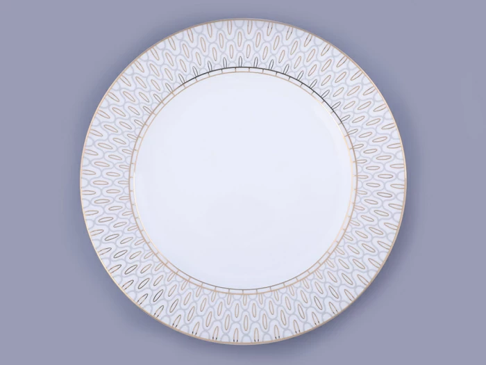 Блюдо круглое 310 мм форма Премиум рисунок Саламандра Грей арт. 80.44701.00.1, 