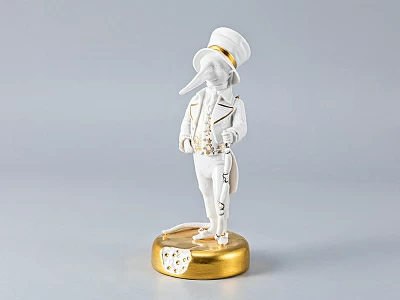 Скульптура Крысенок с сосисками Золотой арт. 82.59782.00.1 Скульптура Крысенок с сосисками Золотой арт. 82.59782.00.1