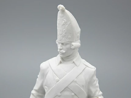 Скульптура Гренадер эпохи Павла I, в подарочной упаковке, рисунок Белый бисквит, арт 81.33429.00.1