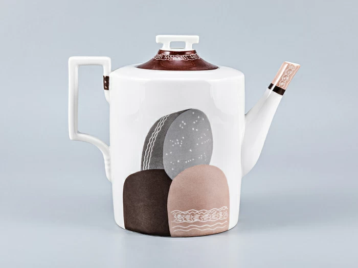 Сервиз чайный форма Гербовая рисунок Бабы, 2 персоны 7 предметов, арт. 81.15102.00.1, 