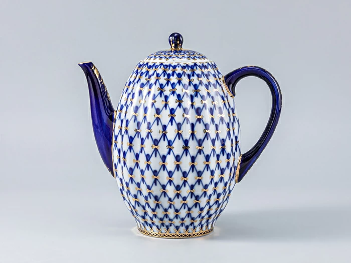 Сервиз кофейный форма Тюльпан рисунок Кобальтовая сетка, 6 персон 20 предметов, арт. 81.20944.00.1, 