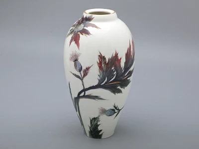 Ваза форма Лилия рисунок Репейники арт. 40.03862.00.1