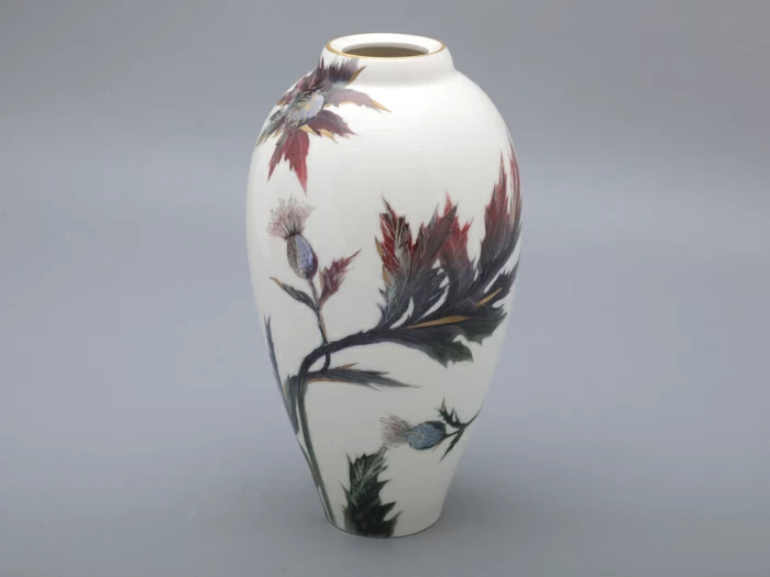 Ваза форма Лилия рисунок Репейники арт. 40.03862.00.1, 