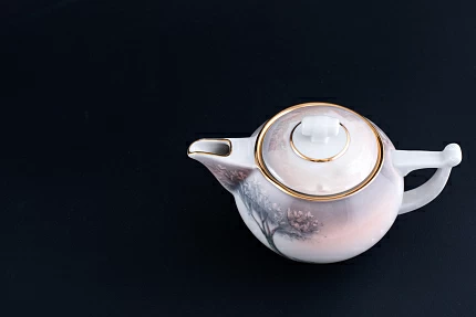 Заварочный Чайник Зима в деревне 2 на форме Кострома арт 40.03497.00.1